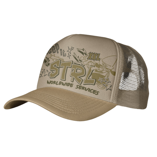 Beige 'Keep it STRL' Trucker