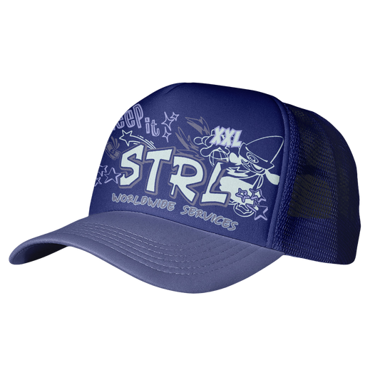 Blue 'Keep it STRL' Trucker